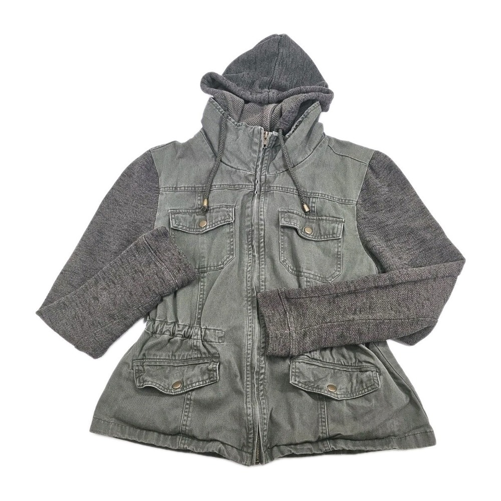 Ashley 26 International Outerwear Women's XLarge Army Green Coat Utility Jacket